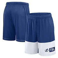 Short bleu athlétique à logo pour homme Tampa Bay Lightning, le meilleur des meilleurs