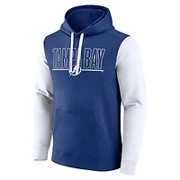 Sweat à capuche en polaire bleu athlétique avec logo Tampa Bay Lightning Deliver pour homme