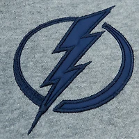 Chandail à capuchon d'entraîneur-chef du Lightning de Tampa Bay bleu/gris Mitchell & Ness pour hommes