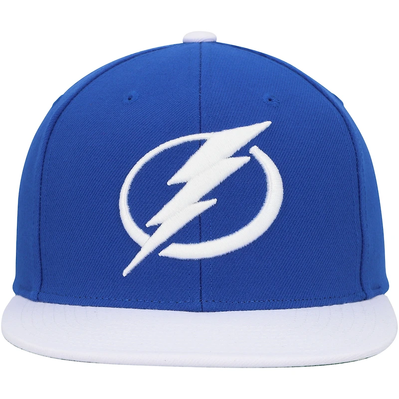 Casquette pour homme Mitchell & Ness Blue Tampa Bay Lightning Core Team Ground 2.0 Snapback