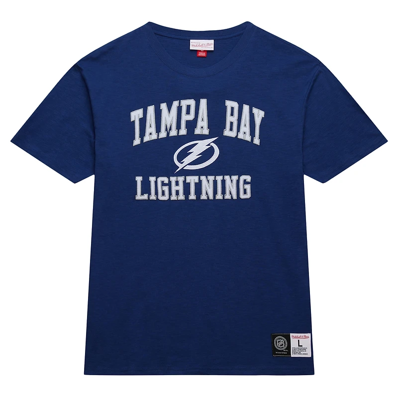 T-shirt flammé légendaire du Lightning de Tampa Bay Mitchell & Ness pour hommes, bleu