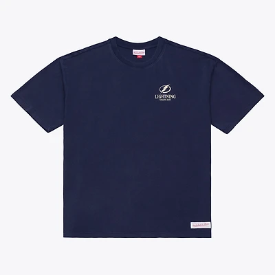 Men's Mitchell & Ness Navy Tampa Bay Lightning Core Essentials T-Shirt