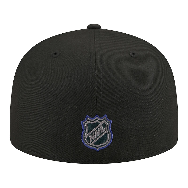 Men's New Era Black Tampa Bay Lightning Color Pop 59FIFTY Fitted Hat