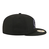 Men's New Era Black Tampa Bay Lightning Color Pop 59FIFTY Fitted Hat