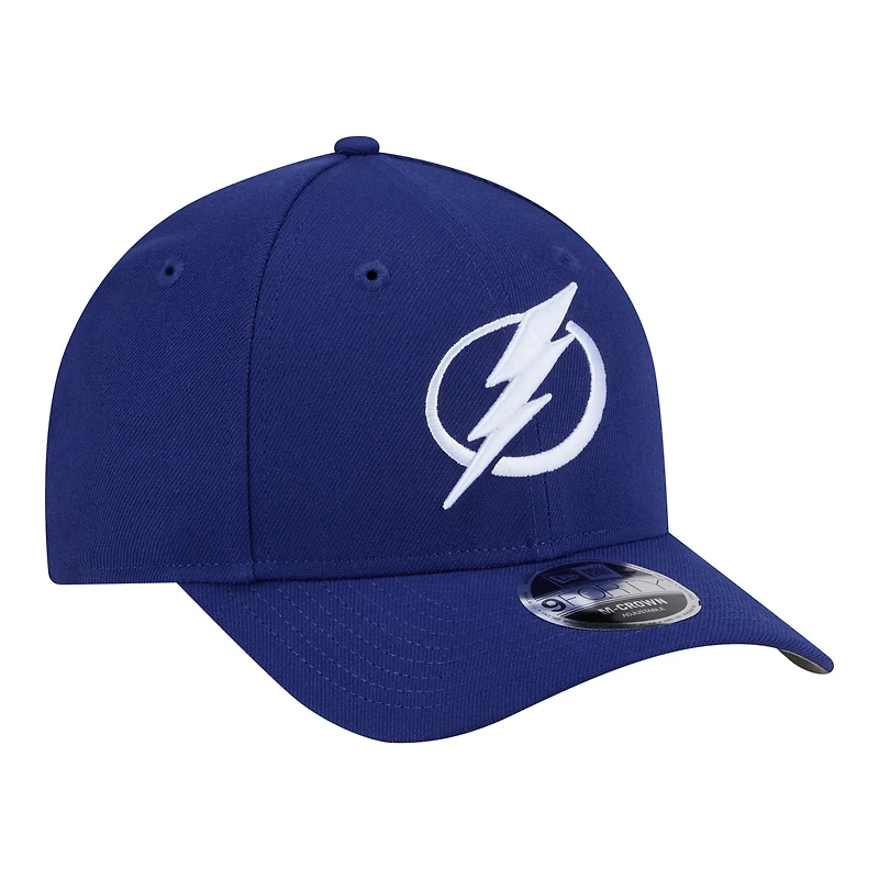 Casquette ajustable New Era bleue Tampa Bay Lightning 9FORTY M-Crown pour homme
