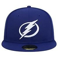 Men's New Era  Blue Tampa Bay Lightning Core 59FIFTY Fitted Hat