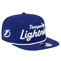 Casquette de golf ajustable New Era bleue Tampa Bay Lightning pour homme
