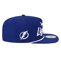 Casquette de golf ajustable New Era bleue Tampa Bay Lightning pour homme