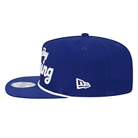 Men's New Era  Blue Tampa Bay Lightning Team Text Golfer Adjustable Hat