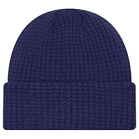 Bonnet à revers gaufré bleu New Era pour homme, aux couleurs du Lightning de Tampa Bay.