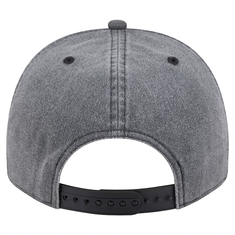 Casquette pré-courbée 9FIFTY Snapback Tampa Bay Lightning de New Era pour homme, couleur anthracite, délavée