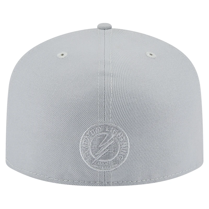 Casquette ajustée A-Frame 59FIFTY pour homme avec coloris Tampa Bay Lightning de New Era gris