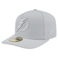 Casquette ajustée A-Frame 59FIFTY pour homme avec coloris Tampa Bay Lightning de New Era gris