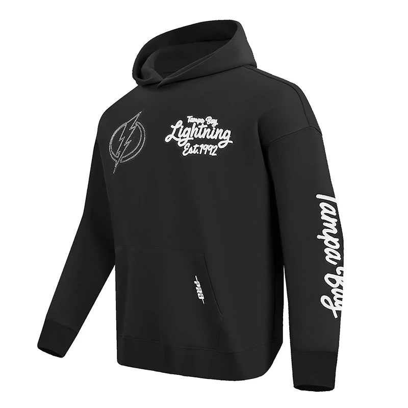 Sweat à capuche noir Pro Standard Tampa Bay Lightning Paint the City pour homme
