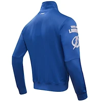 Veste de survêtement entièrement zippée en chenille classique Pro Standard du Lightning Tampa Bay pour hommes, bleue