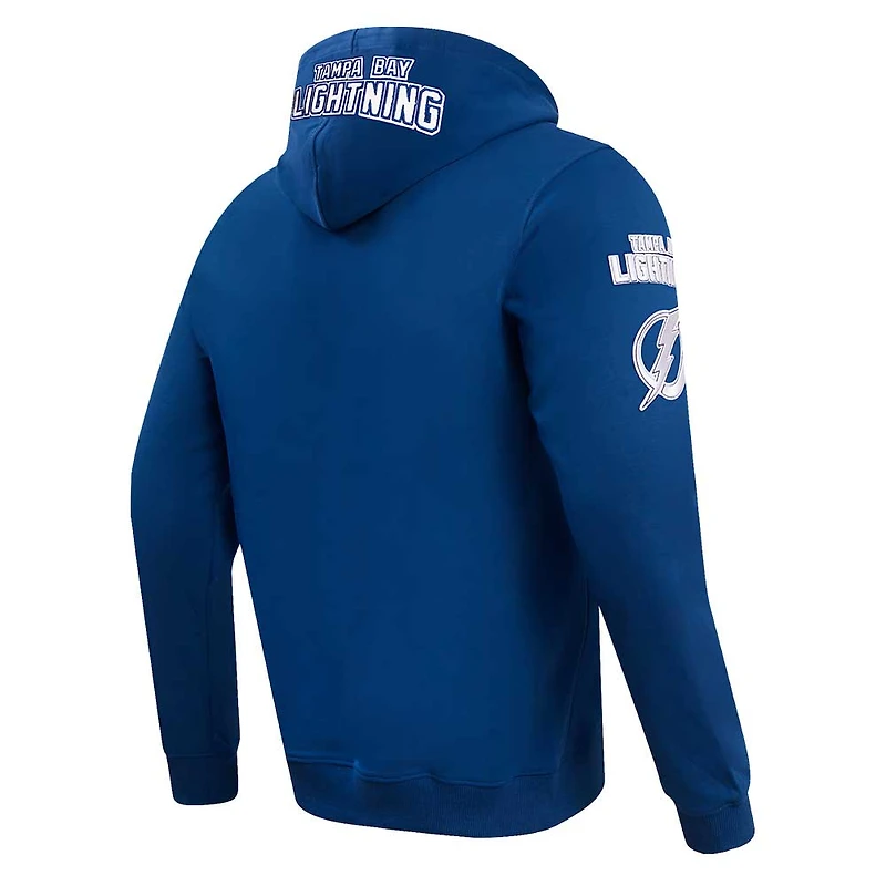 Men's Pro Standard Blue Tampa Bay Lightning Classic Pullover Hoodie