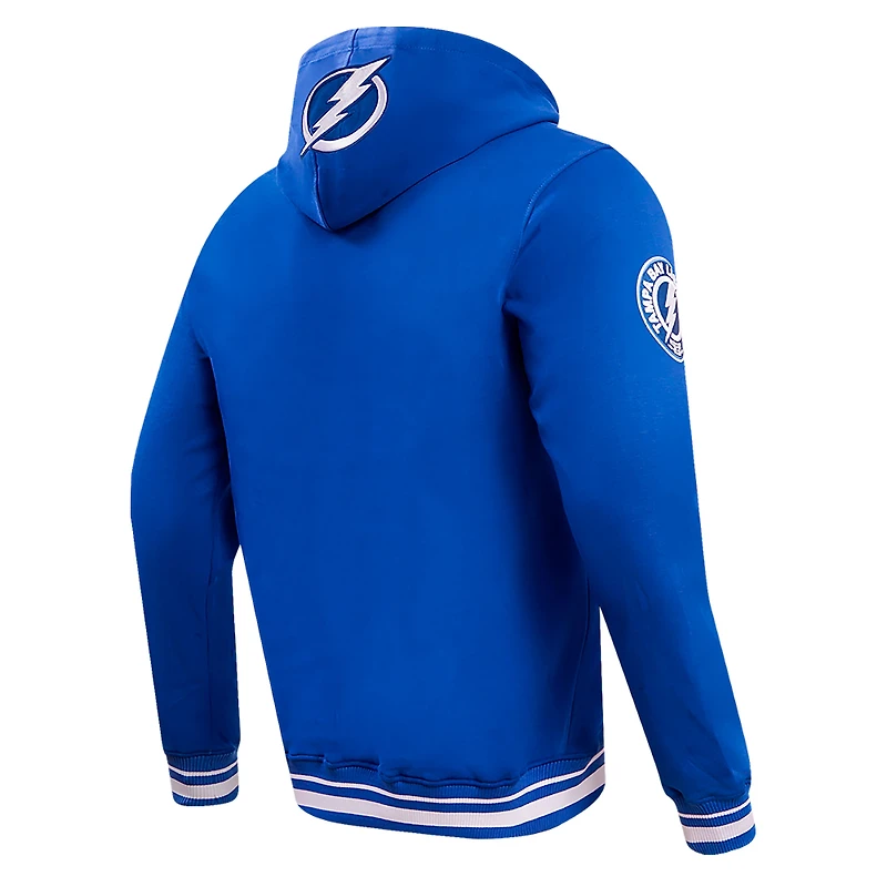 Sweat à capuche en polaire classique rétro Tampa Bay Lightning Pro Standard pour hommes, bleu