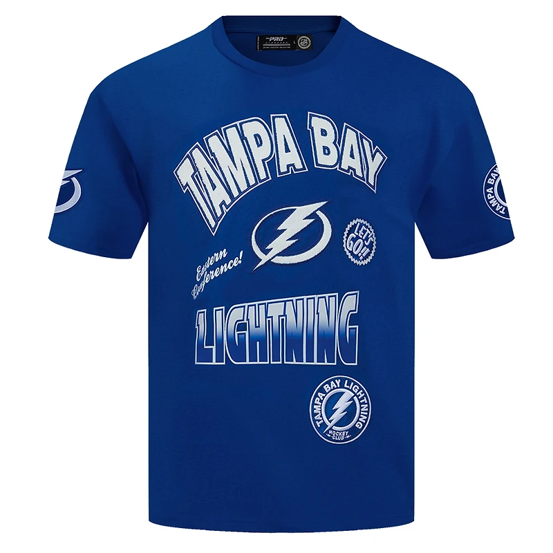 T-shirt Turn It Up Pro Standard bleu pour homme du Lightning de Tampa Bay