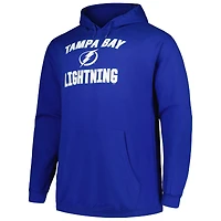 Sweat à capuche pour hommes Profile Blue Tampa Bay Lightning Big & Tall Arch Over Logo