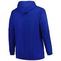 Sweat à capuche pour hommes Profile Blue Tampa Bay Lightning Big & Tall Arch Over Logo