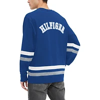 T-shirt bleu à manches longues Tommy Hilfiger Tampa Bay Lightning Nolan pour hommes