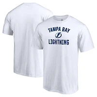 T-shirt blanc pour homme avec arche de la victoire du Lightning Tampa Bay