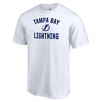 T-shirt blanc pour homme avec arche de la victoire du Lightning Tampa Bay