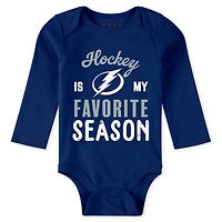 Ensemble 3 pièces body et pantalon Turn Me Around de Tampa Bay Lightning par Erin Andrews pour nouveau-nés nourrissons