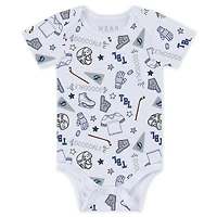 Ensemble 3 pièces body et pantalon Turn Me Around de Tampa Bay Lightning par Erin Andrews pour nouveau-nés nourrissons