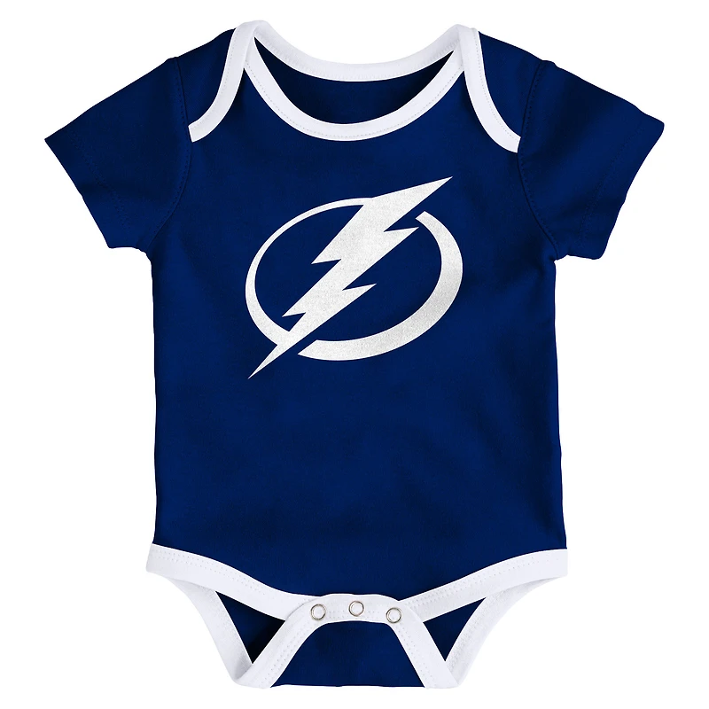 Ensemble de trois bodies pour nouveau-né Tampa Bay Lightning Loyal Buddies