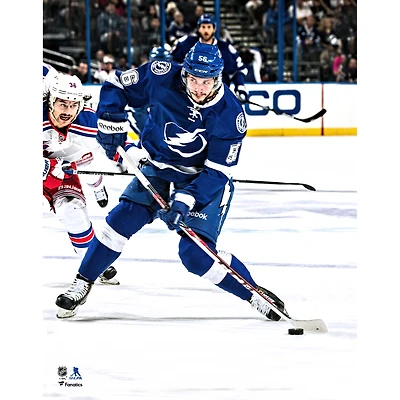 Nikita Kucherov Tampa Bay Lightning Unsigned NHL Debut Photograph