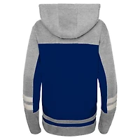 Sweat à capuche lacets et col en V revisité bleu préscolaire du Lightning de Tampa Bay sans âge
