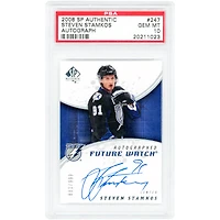 Steven Stamkos Tampa Bay Lightning Autographed 2008-09 Upper Deck SP Authentic Future Watch #247 #881/999 PSA Authenticated 10 Rookie Card