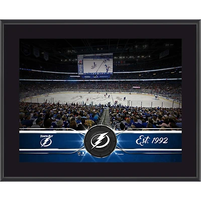 Plaque d'équipe sublimée Tampa Bay Lightning 10,5" x 13"