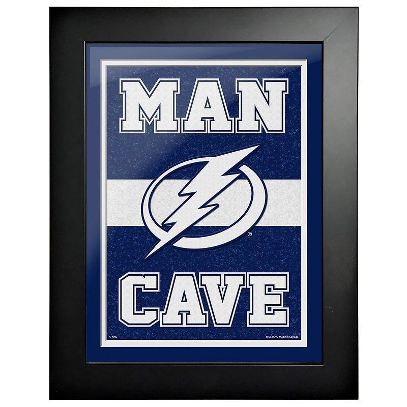 Tampa Bay Lightning - 12'' x 16'' Man Cave Framed Artwork