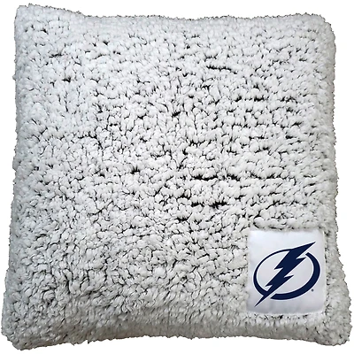 Oreiller sherpa givré 16 po x 16 po Tampa Bay Lightning