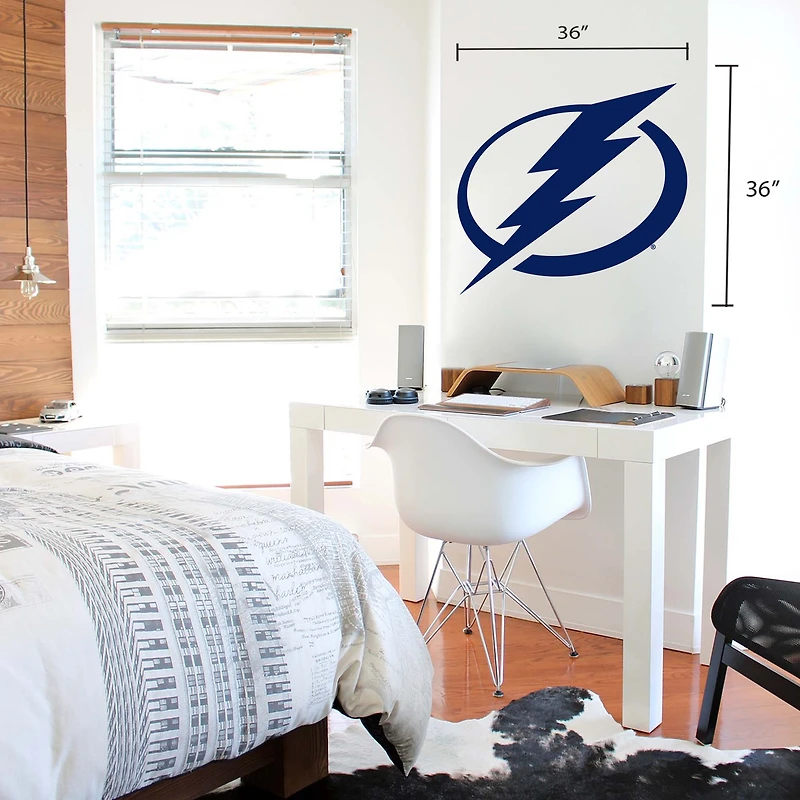 Tampa Bay Lightning - 36'' x 36'' Équipe Repositionnable Vinyl Sticker Mural