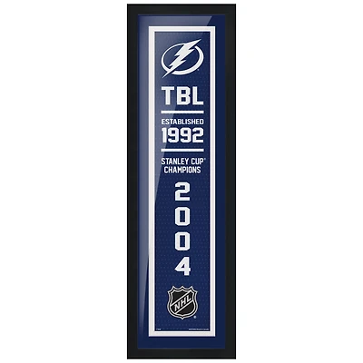 Tampa Bay Lightning - Enseigne Empire Encadrée 6'' x 22''