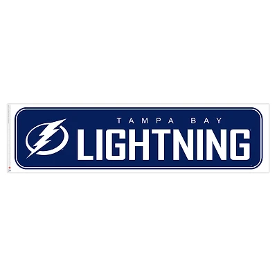 Tampa Bay Lightning - 90'' x 23'' Team Repositional Long Design Wall Decal