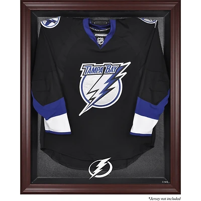 Vitrine en jersey encadrée en acajou du Lightning de Tampa Bay