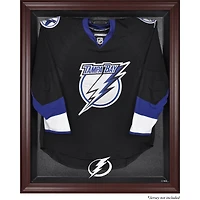 Vitrine en jersey encadrée en acajou du Lightning de Tampa Bay