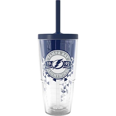 Gobelet classique Tervis Tampa Bay Lightning de 24 oz avec couvercle à paille