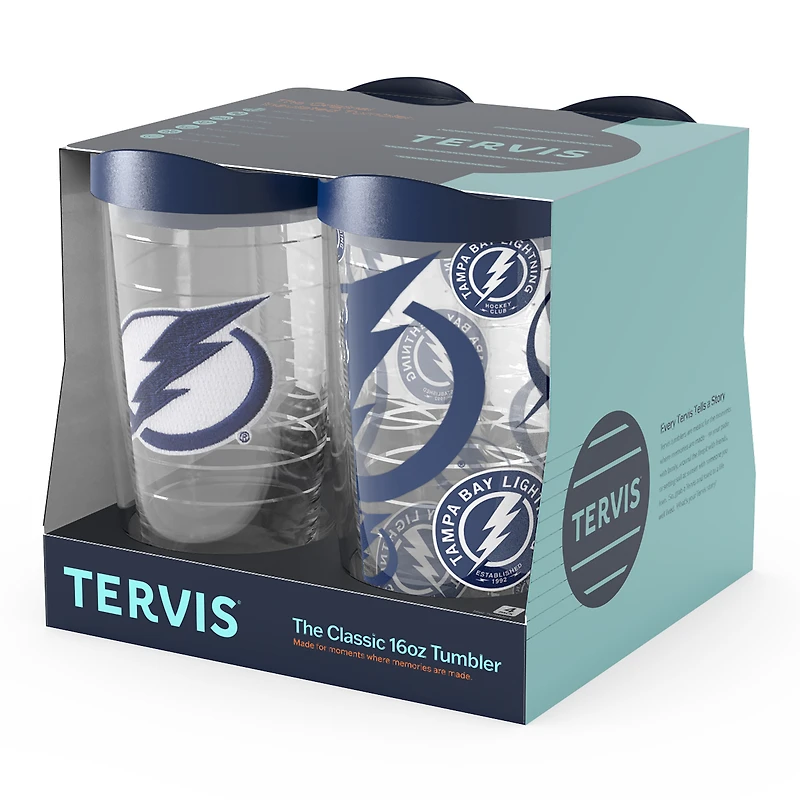 Tervis Tampa Bay Lightning Four-Pack 16oz. Classic Tumbler Set