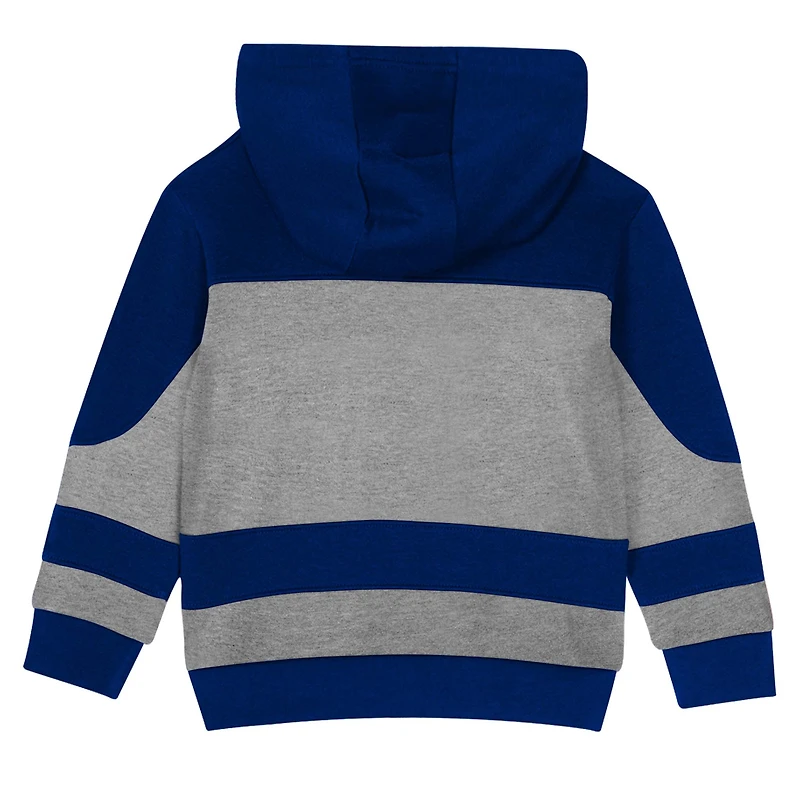 Toddler Blue/Heather Gray Tampa Bay Lightning Puck Hero Fleece Hoodie and Sweatpants Set