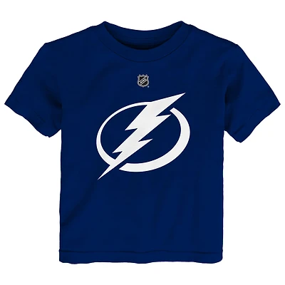 T-shirt bleu Outerstuff pour tout-petit avec logo principal du Lightning de Tampa Bay