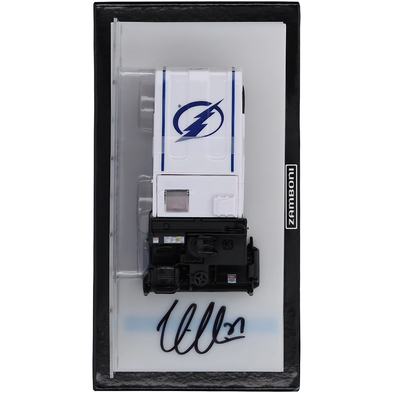 Zamboni moulée sous pression autographiée à l'échelle 1:43 de Victor Hedman par Tampa Bay Lightning