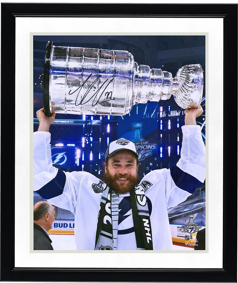 Victor Hedman Tampa Bay Lightning Autographed 16" x 20" 2020 Stanley Cup Champions Raising Cup Photograph