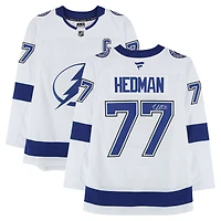 Victor Hedman Tampa Bay Lightning Autographed White Fanatics Premium Jersey