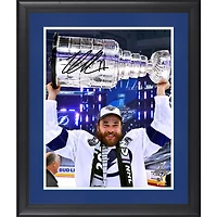Victor Hedman Tampa Bay Lightning Framed Autographed 16" x 20" 2020 Stanley Cup Champions Raising Cup Photograph