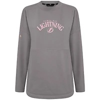 Sweat-shirt à col roulé Beaudry gris pour femme du Lightning de Tampa Bay la fête des mères